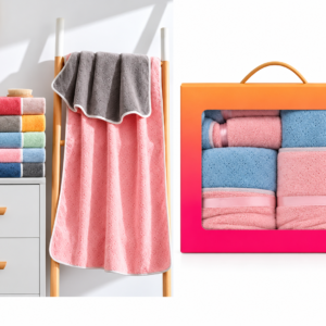 Pastel towel gift set